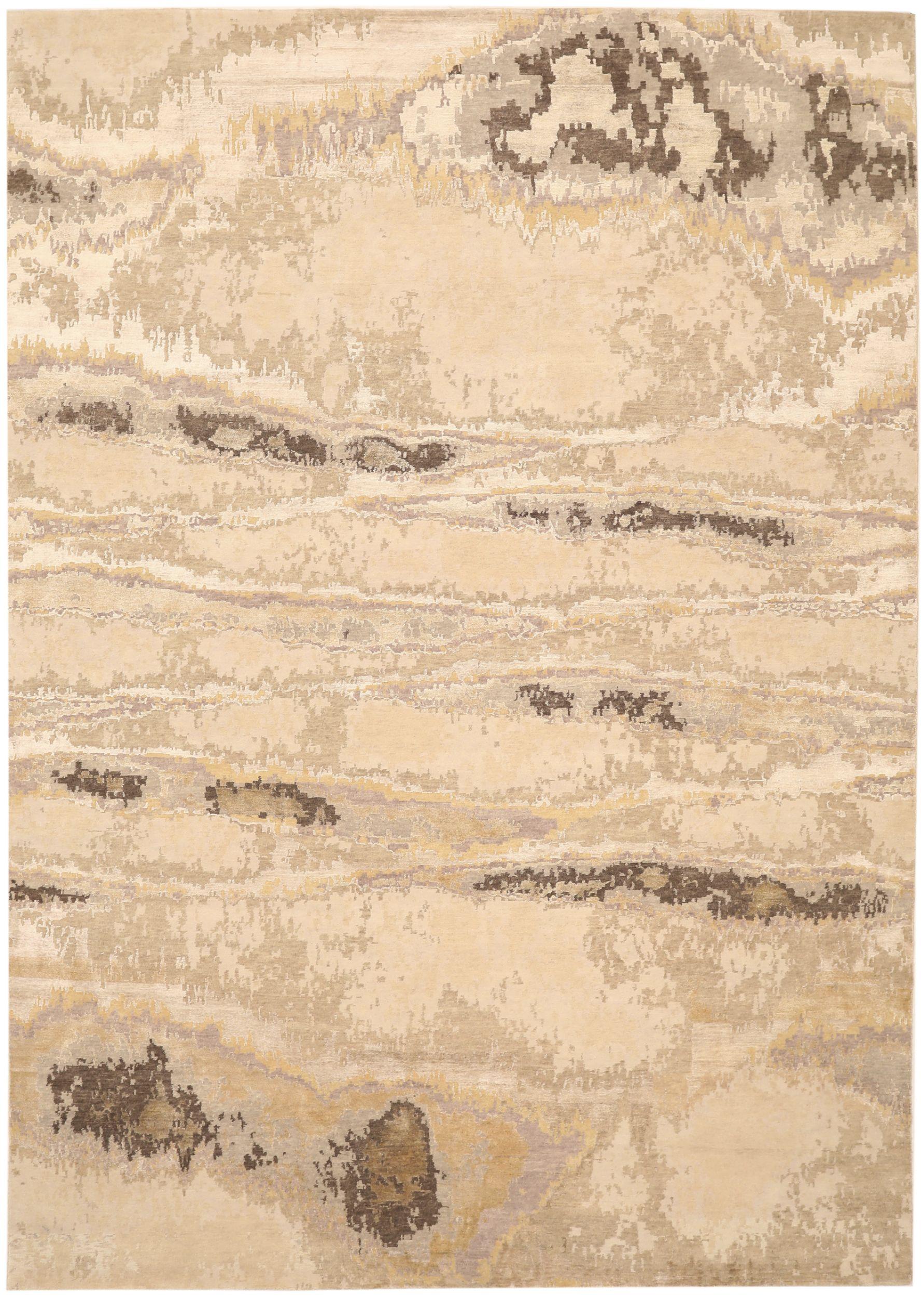 Découvrez l'élégance de l'article d'Eleg présentant des tapis de zone de Circa 1990. Conçu avec de la laine et du BrownIvoryTaupe, ce design exclusif est parfait pour mettre en valeur votre espace.