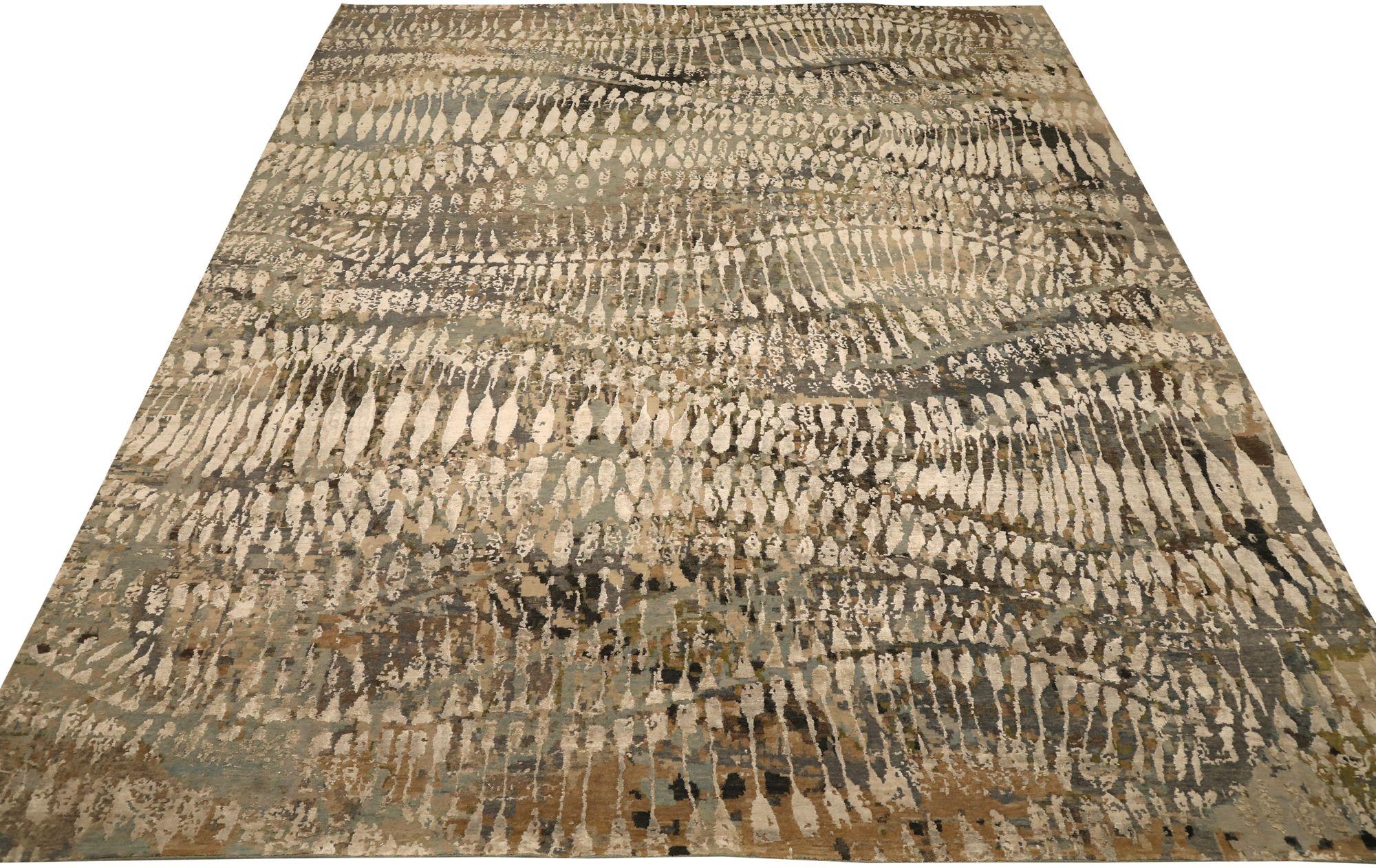 Modern Abstract Wool Area Rug

This extraordinary rug captures the raw essence of a rain-streaked surface, translating elemental beauty into compelling design. Its nuanced textures and dynamic abstract patterns create an unyielding foundation of