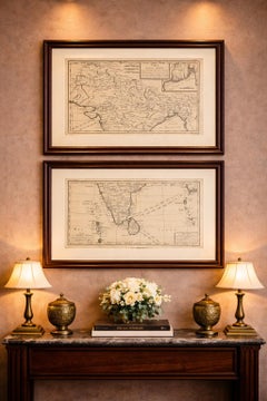 India & Bengal after Bonne – Enlightenment French Cartography, Two-Map Set, 1780