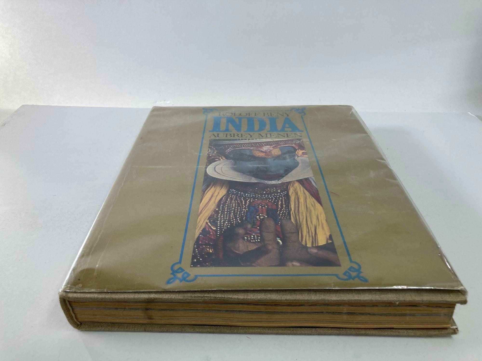 Folk Art India by Beny Rolloff and Aubrey Menen 1st Edition Hardcover Book For Sale