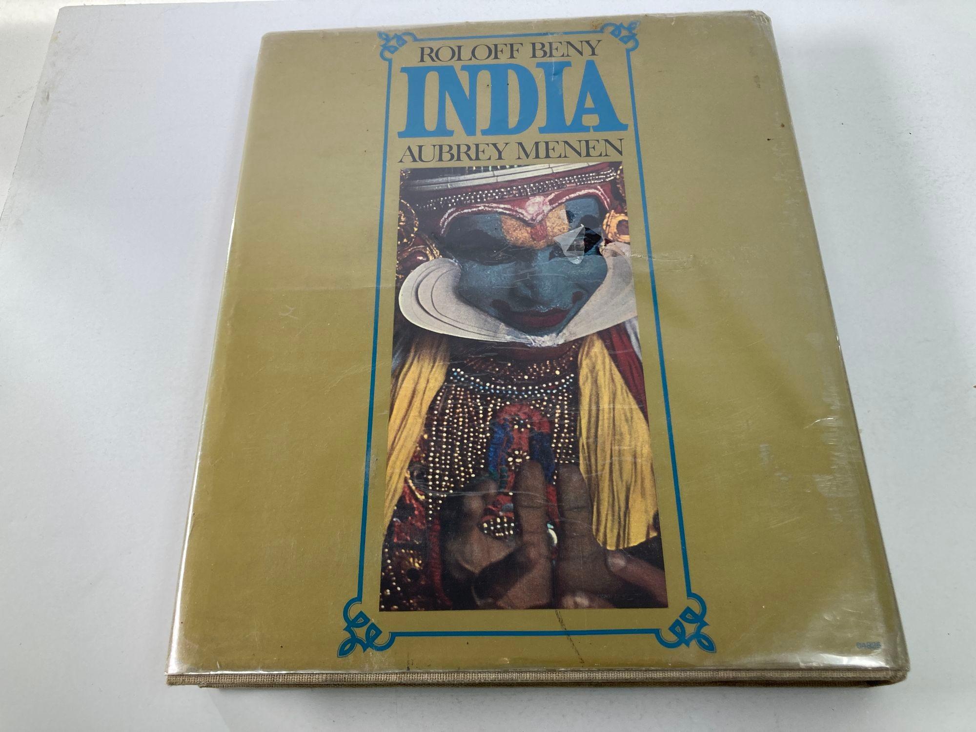 Indian India by Beny Rolloff and Aubrey Menen 1st Edition Hardcover Book For Sale