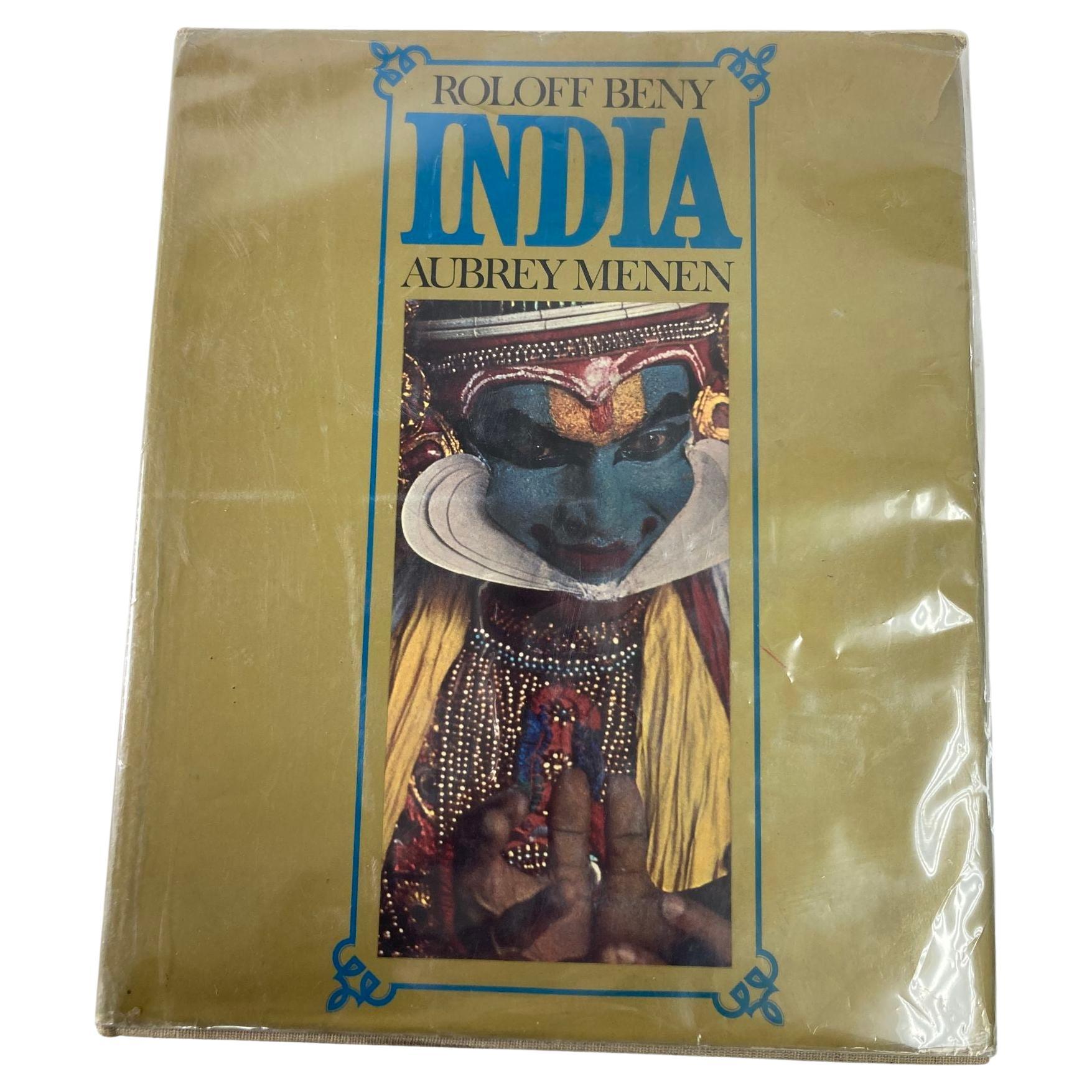 Livre India de Beny Rolloff and Aubrey Menen, 1ère édition à couverture rigide