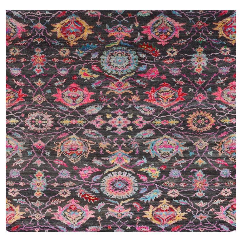 Indien Indien Bereich Teppiche - Blau Grün Rosa Gelb Design/One - 93270