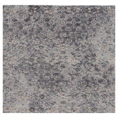 India India Area Rugs - Wool Blue Brown Ivory Purpel Design - 93295