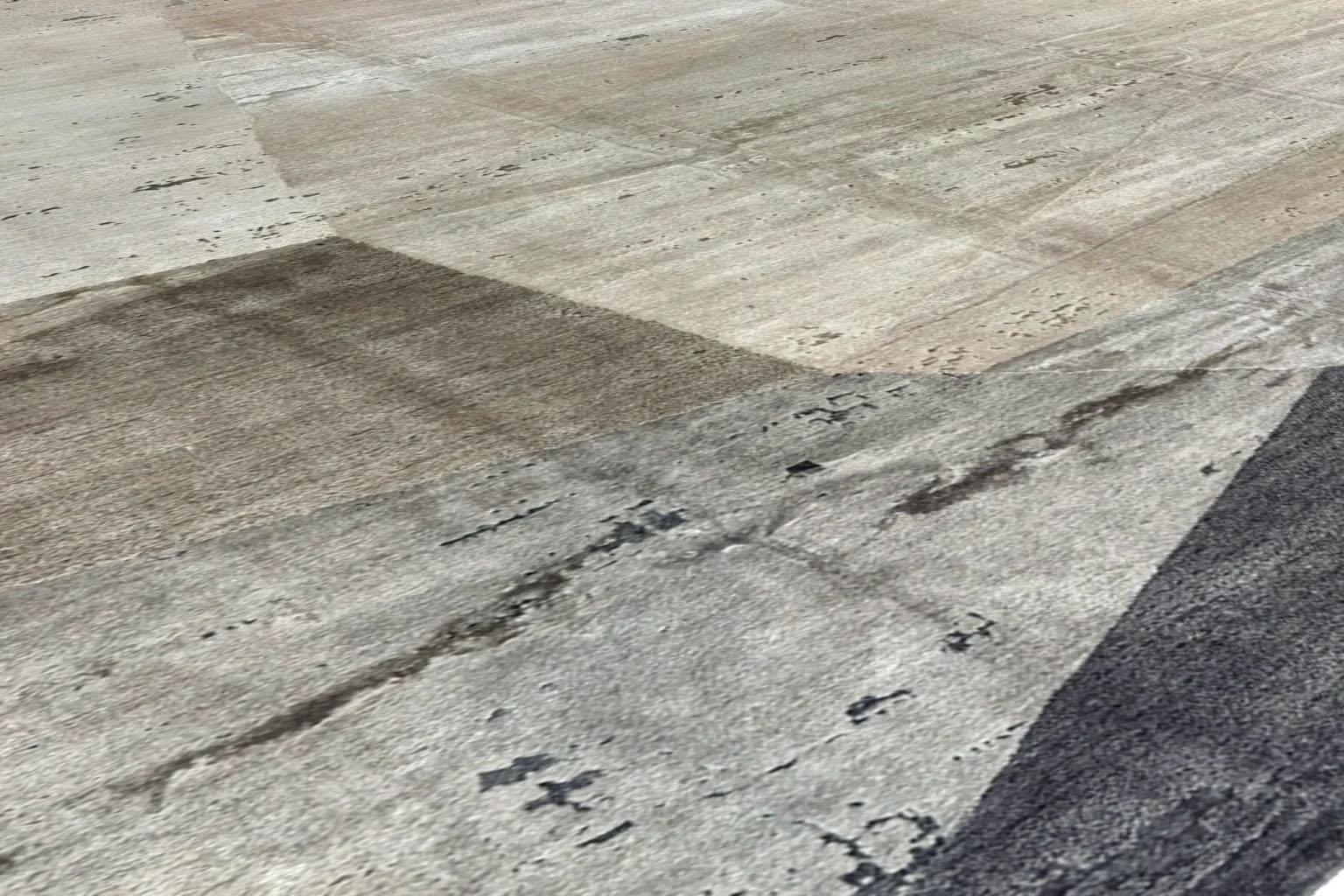 Alfombras de lana marrón marfil topo - 99637 siglo XX en venta