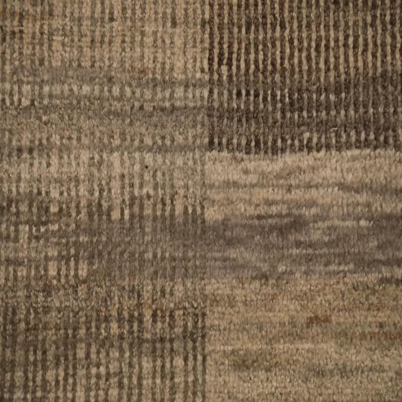 Moderno Tappeti India India - Lana Marrone Taupe Design - 98059 in vendita