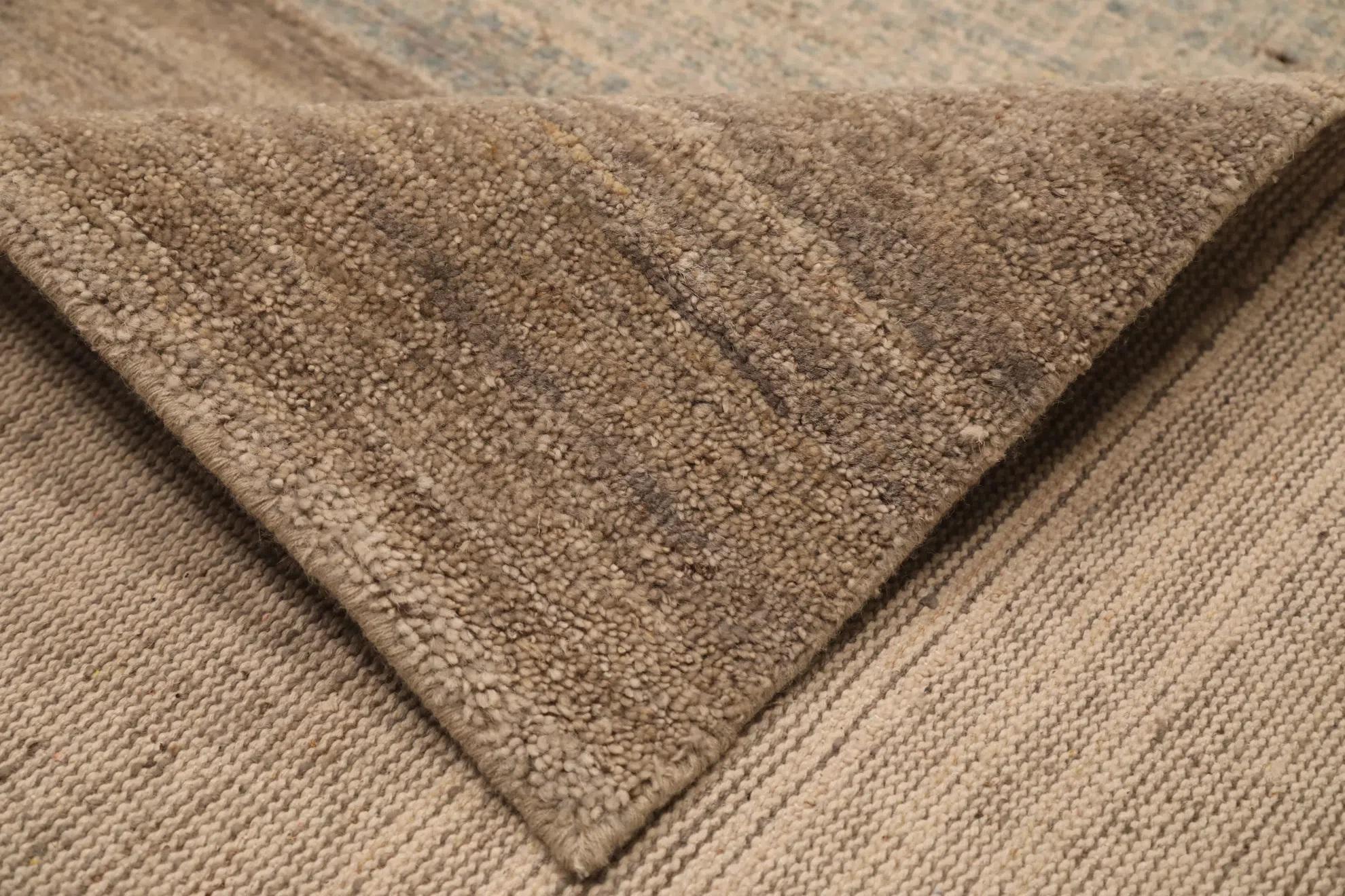 Alfombra India Over Size - Lana Diseño Marrón - 98061 Anudado a mano en venta