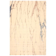 Übergroßer Teppich Indien - Wolle Grau Elfenbein Taupe Design - 99656