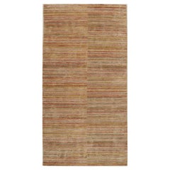 India India Runner Rug - Wool Ivory Pink Yellow Design - 99112