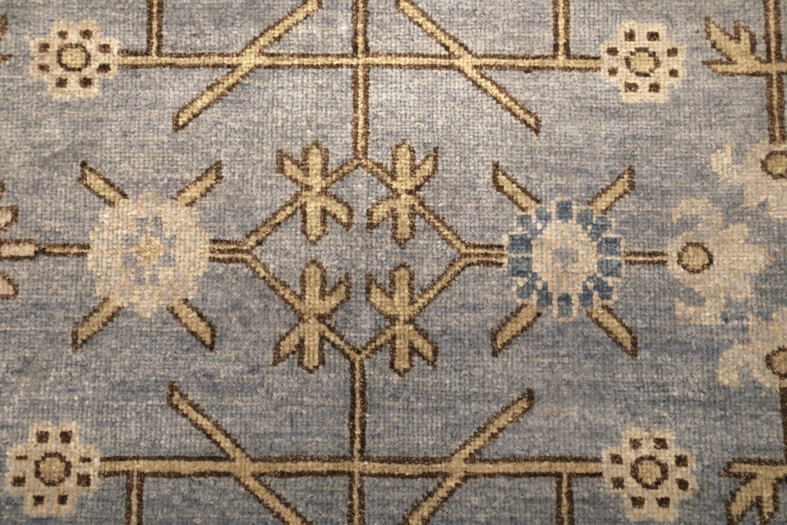 India Khotan Alfombras - Lana Azul Diseño Marfil - 94170 Indio en venta