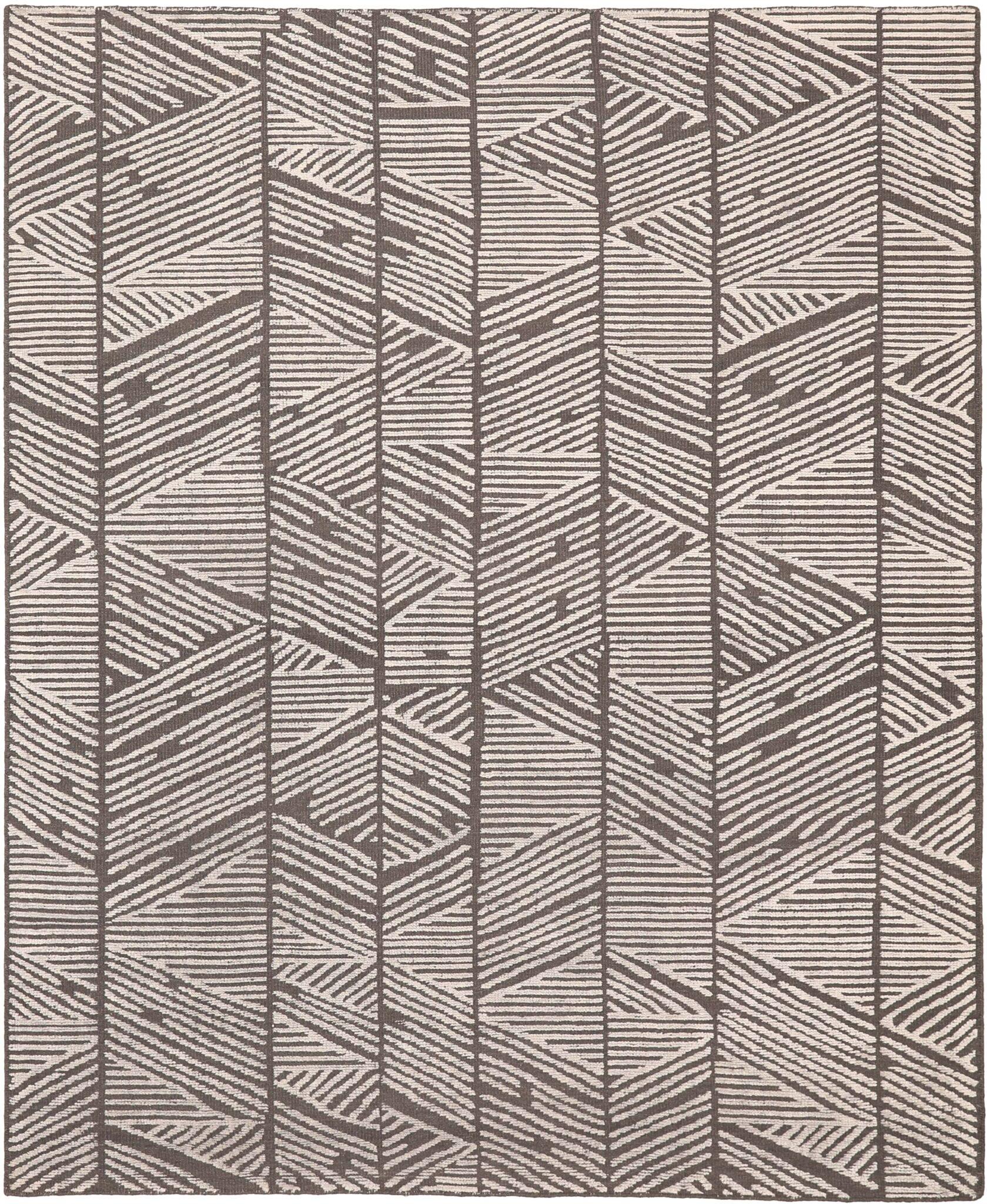 Indien Rug & Kilim Inde - Laine Brown Design/One - 93809 en vente