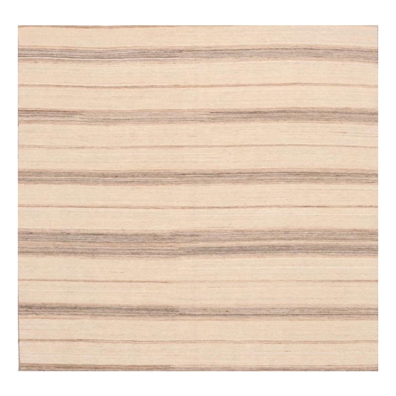 Rug & Kilim India Circa 1990 - Lana Marrone Avorio Design - 99534 in vendita