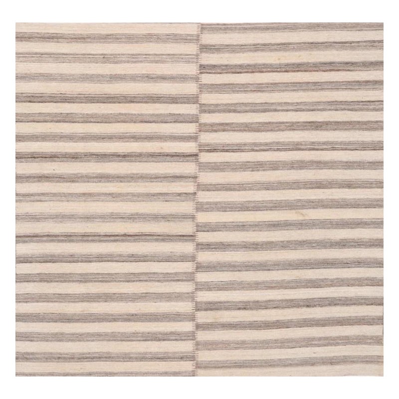 Rug & Kilim India Circa 1990 - Lana Marrone Avorio Design - 99539