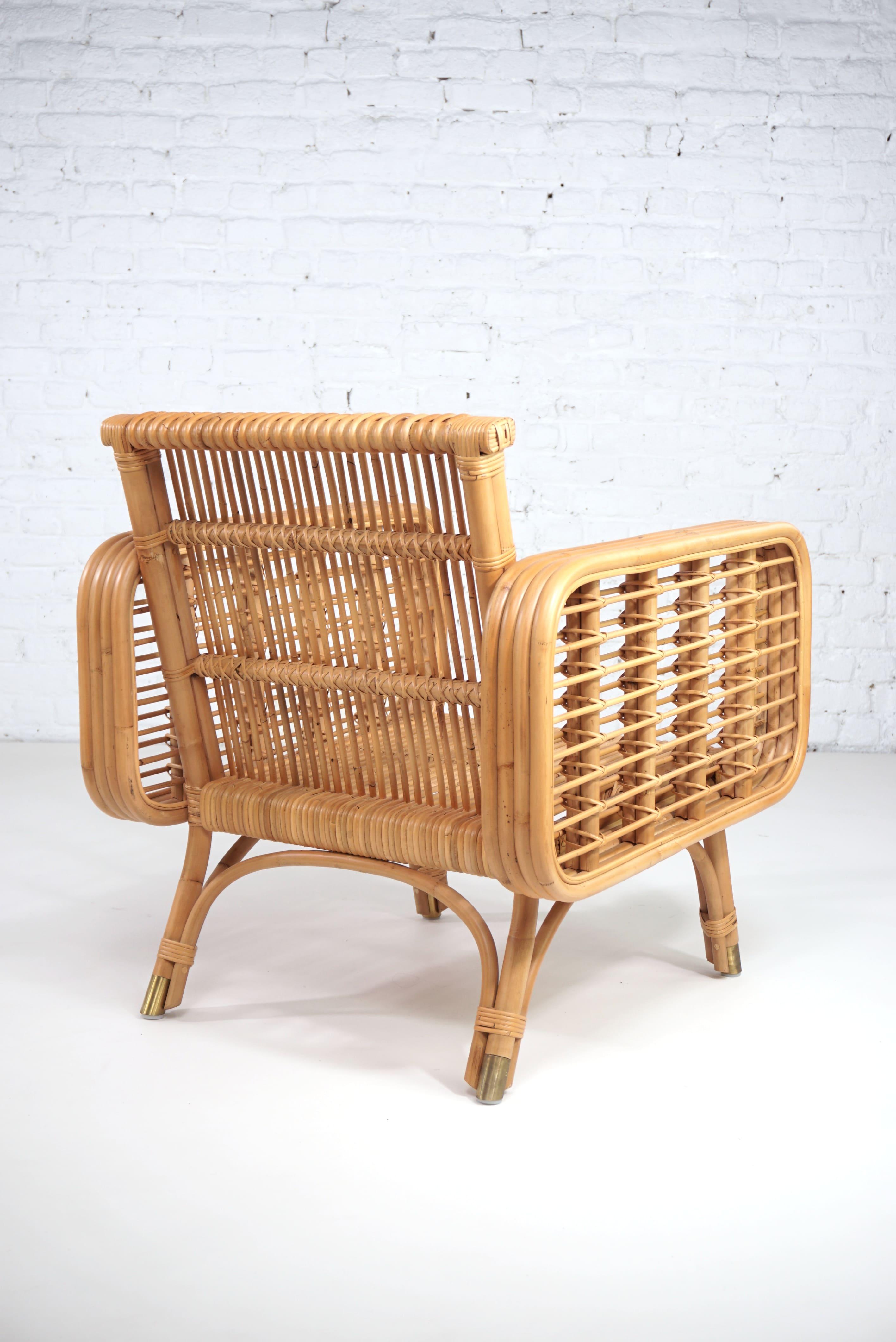 Laiton Fauteuils en rotin India Mahdavi Design/One