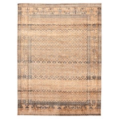 Indien Malayer Area Rugs - Wolle Brown Elfenbein Design - 94182
