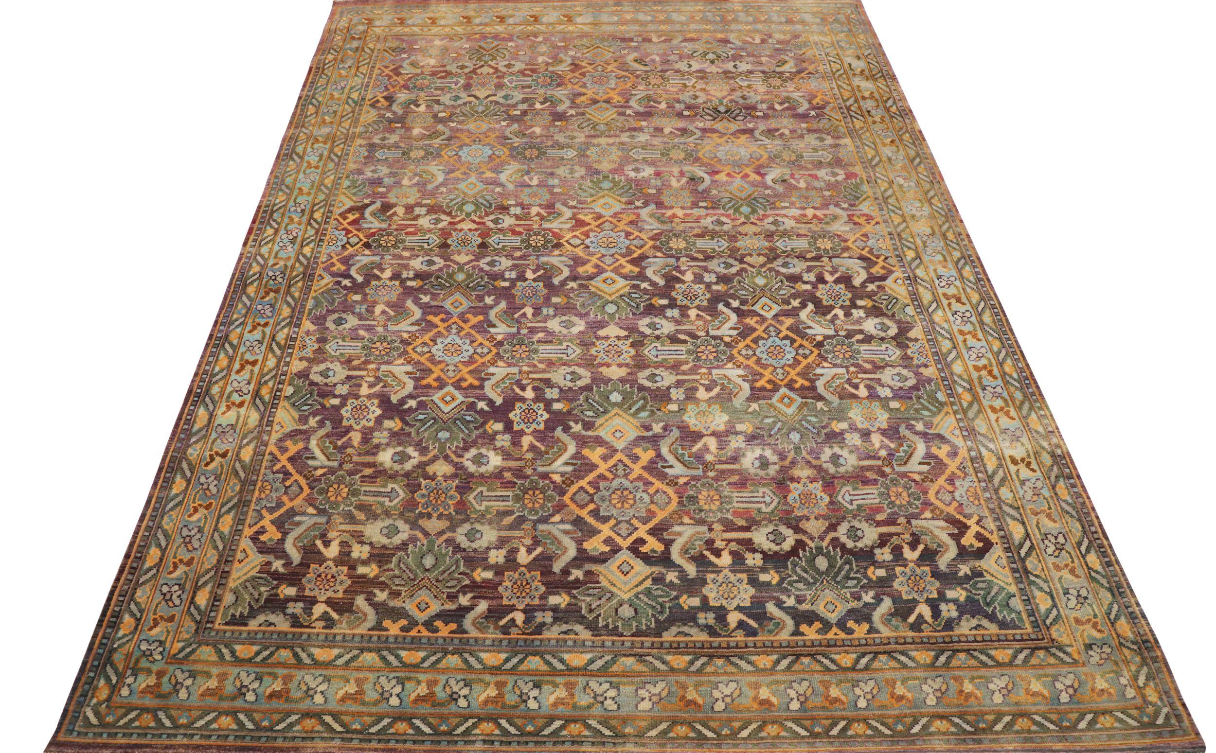 Découvrez l'élégance des tapis de zone de l'Inde Malayer de Circa 1990. Conçu avec Wool et OrangeRedYellow, ce design exclusif est parfait pour mettre en valeur votre espace.