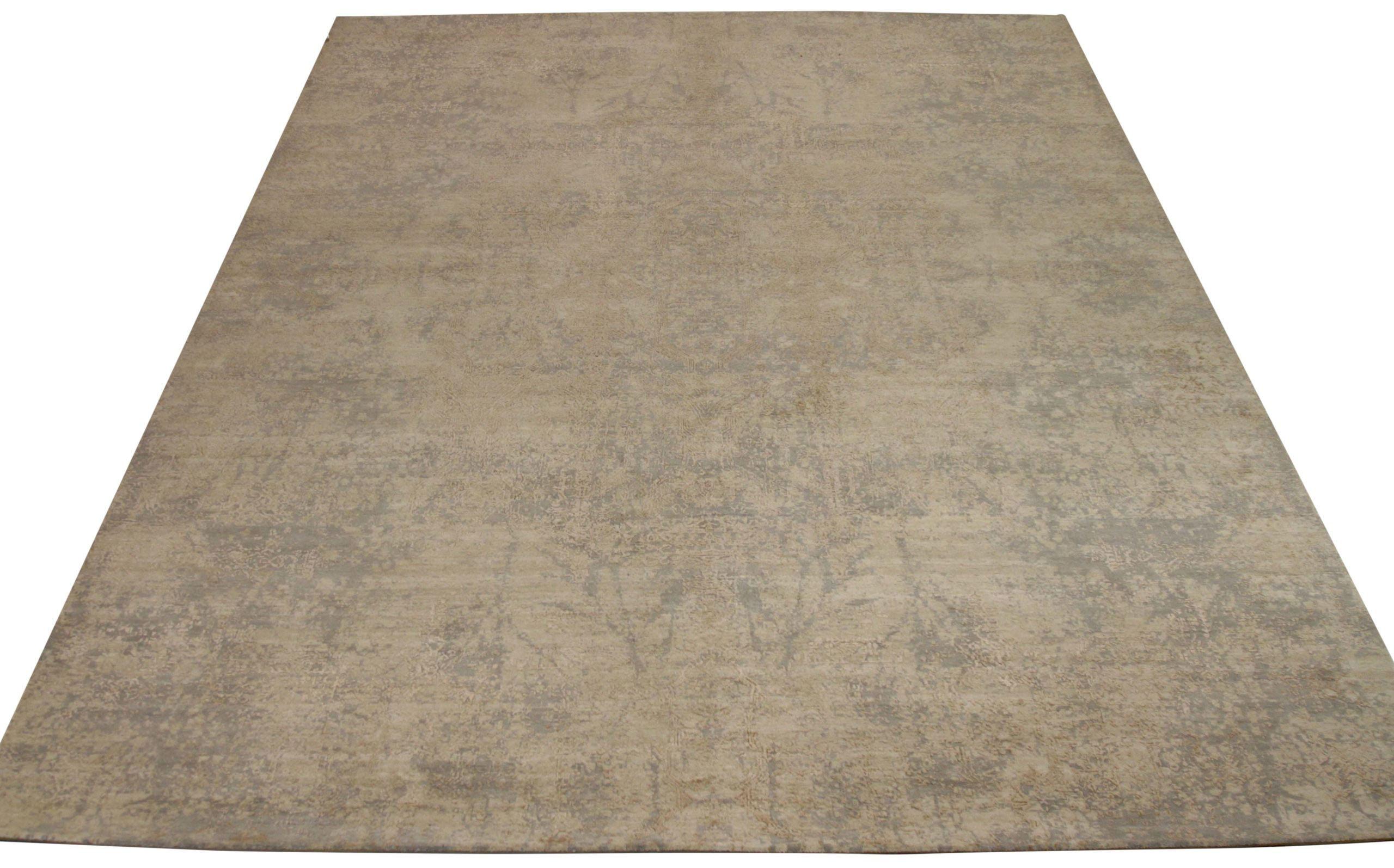 Entdecken Sie die Eleganz von India Manhattan mit Teppichen von Circa 1990. Dieses exklusive Design aus Wolle und GrayTaupe ist perfekt, um Ihren Raum zu verschönern.