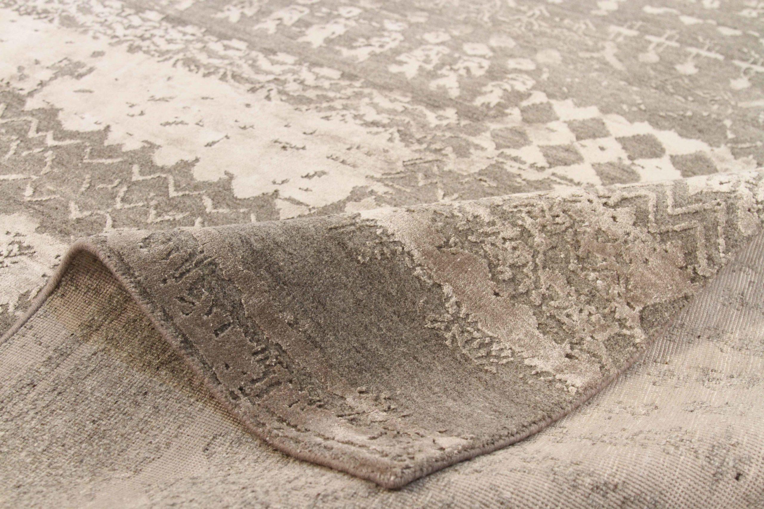 Indiano Tappeti India Medium Grey White Sand - 68660 in vendita