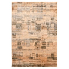 Indien Modern Area Rugs - Wolle Braun Elfenbein Design - 94079