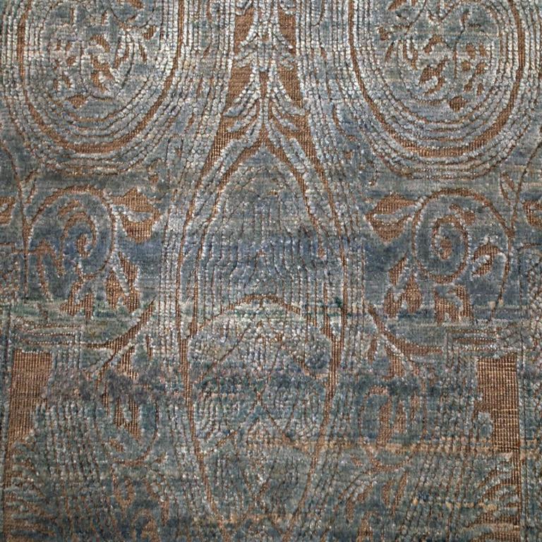 Indiano Tappeti India Modern - Lana Marrone Avorio Design - 94124 in vendita