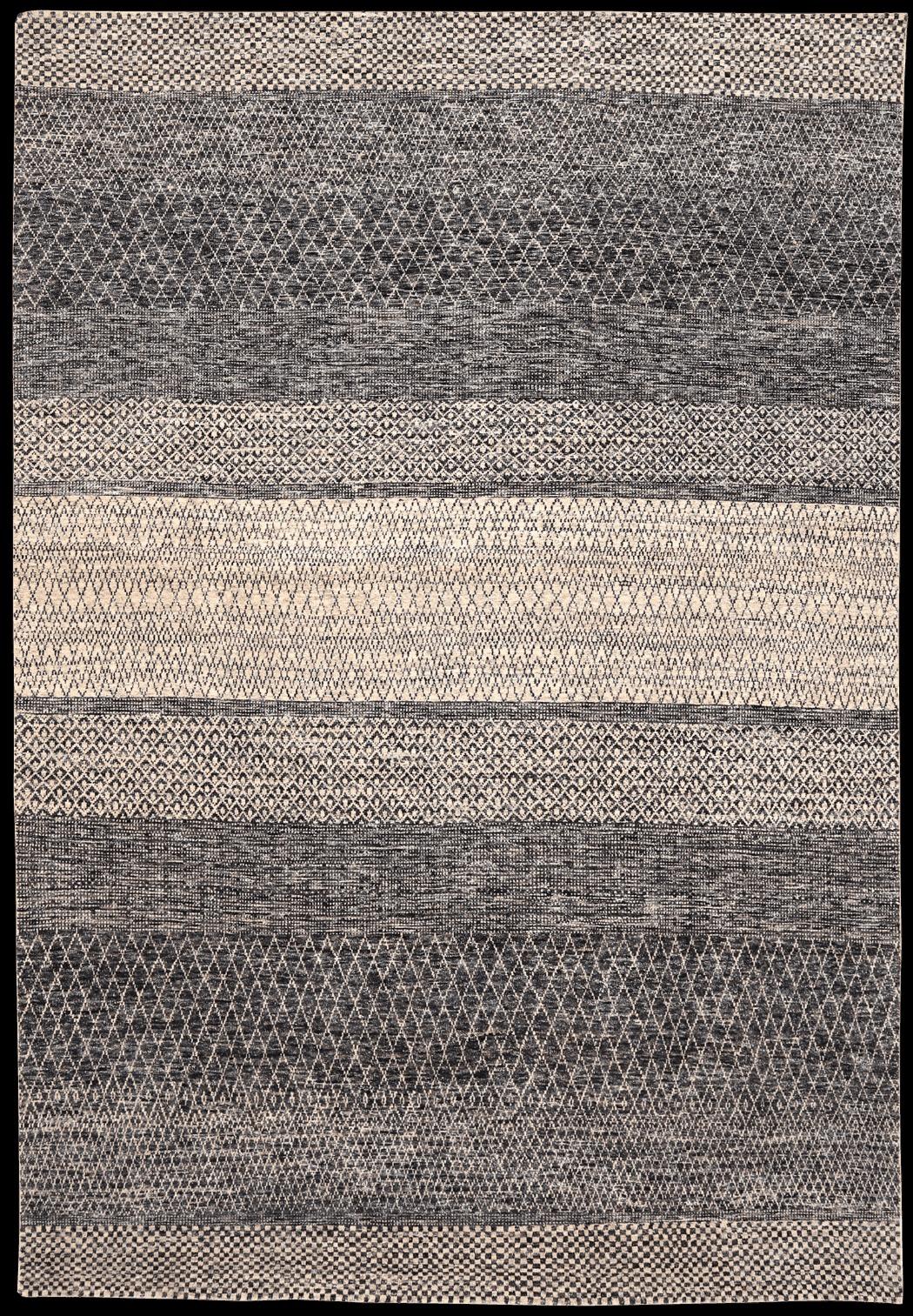 Indien Modern Area Rugs - Wolle Braun Elfenbein Design - 96536