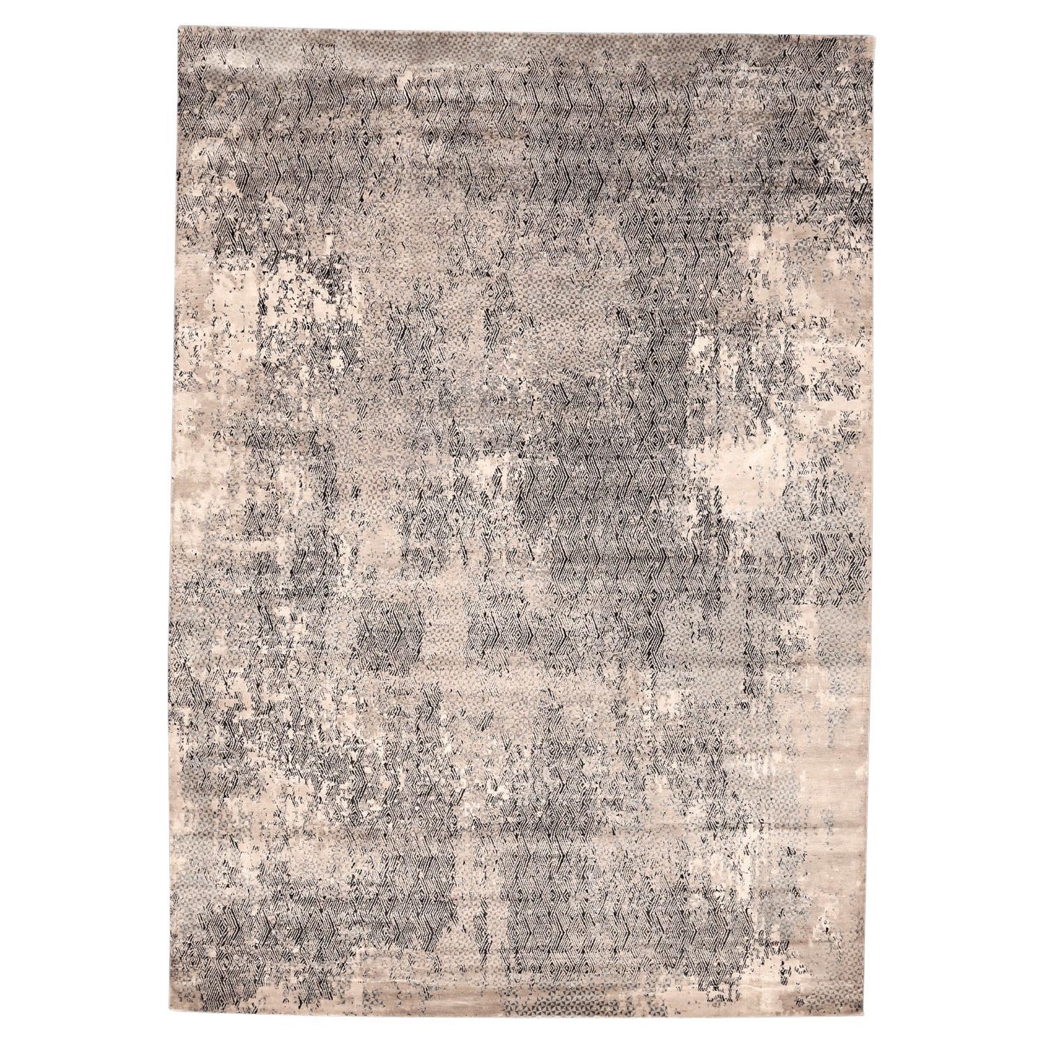 Indien Modern Area Rugs - Wolle Braun Elfenbein Design - 96557