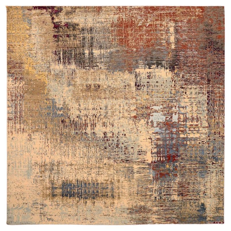 Indien Modern Area Rugs - Wolle Brown Elfenbein Rot Design - 94029