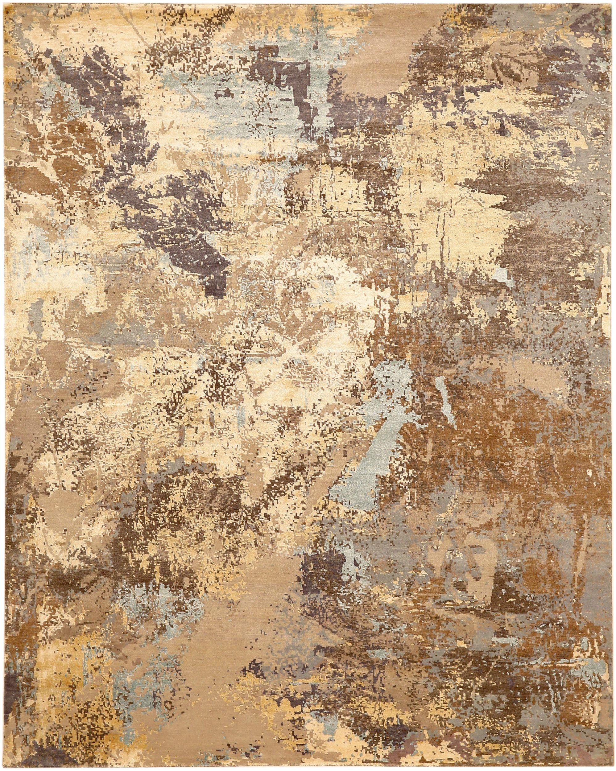 Découvrez l'élégance de l'Inde moderne avec les tapis de zone de Circa 1990. Conçu avec de la laine et du BrownIvoryTaupe, ce design exclusif est parfait pour mettre en valeur votre espace.