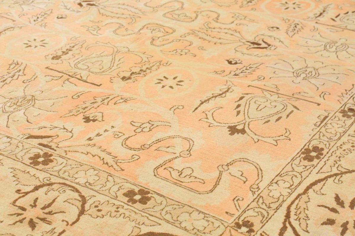 Moderno Tappeti India Modern - Lana Marrone Avorio Taupe Design - 94020 in vendita