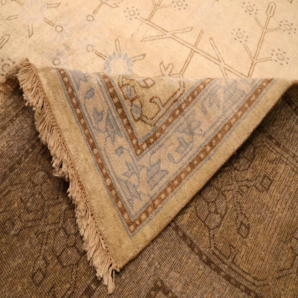 Discover the elegance of India Modern featuring Area Rugs in Circa 1990. Designed with Wool and BrownIvoryTaupe, this exclusive design is perfect for enhancing your space.