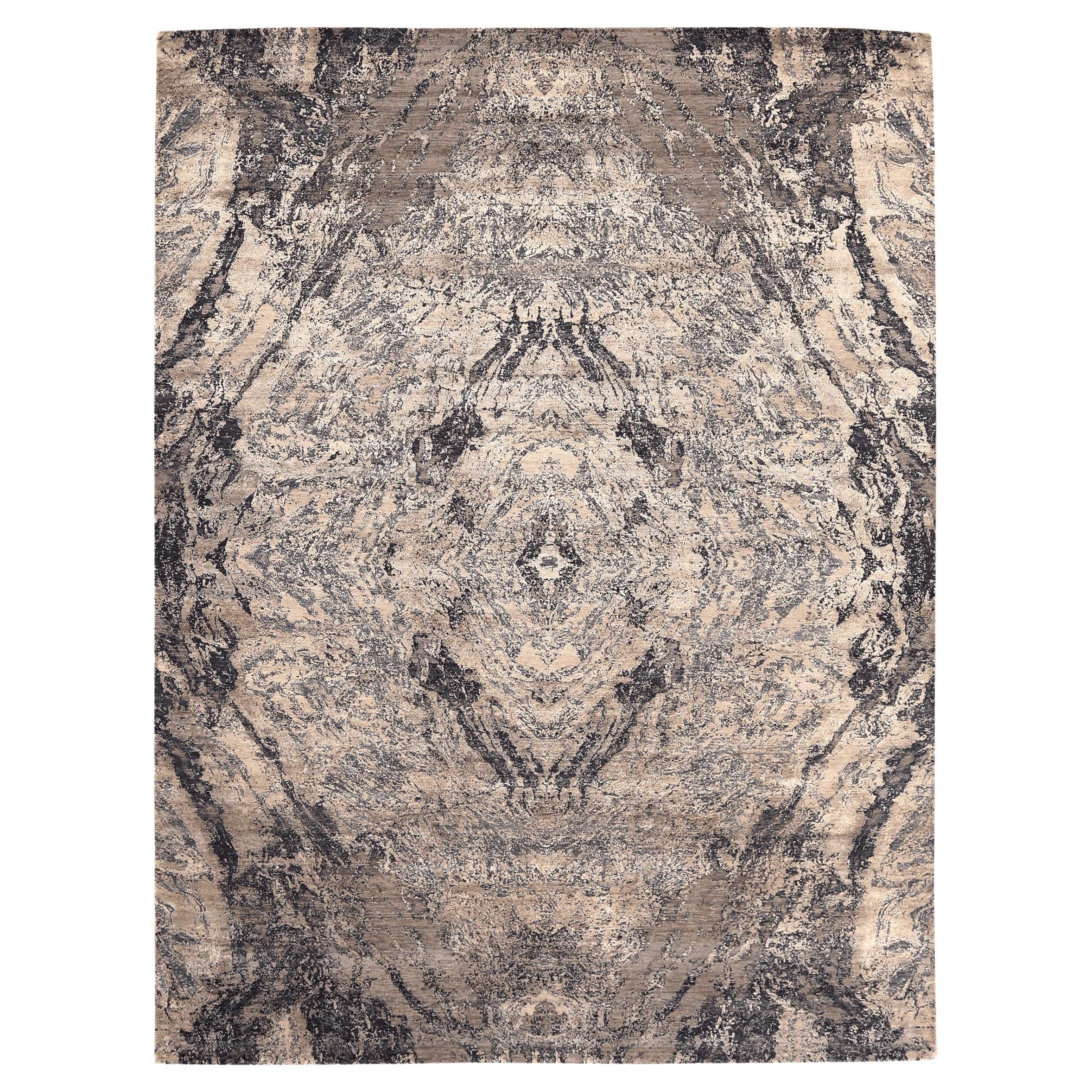 Tapis de sol The Modernity - Laine Brown Ivory Taupe Design - 94157 en vente