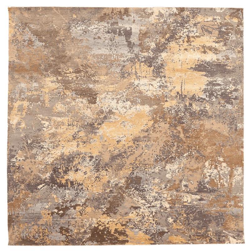 Indien Modern Area Rugs - Wolle Brown Elfenbein Taupe Design - 94248