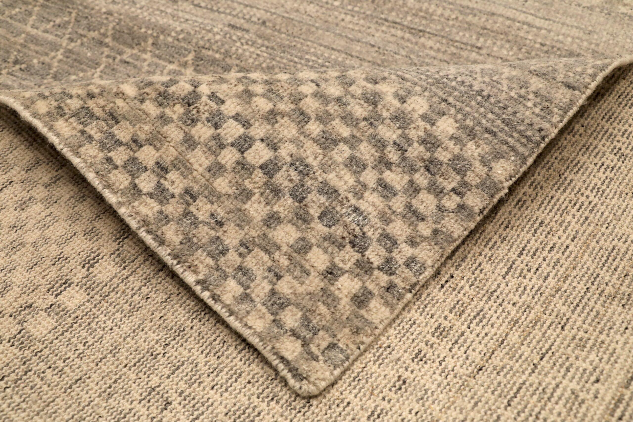 Alfombras modernas India - Lana Marrón Marfil Topo - 96540 Indio en venta