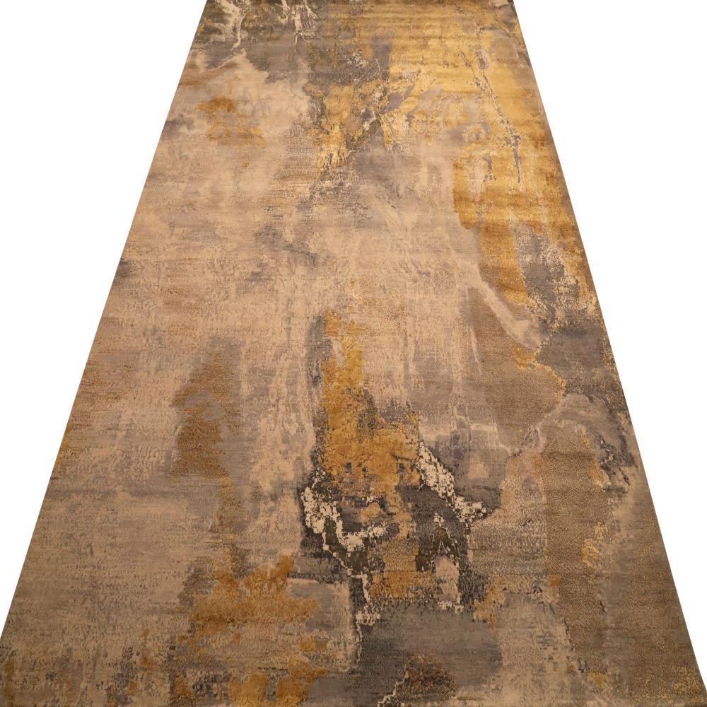Abstract Cloudscape Wool Area Rug
Woven from wool, this contemporary area rug introduces distinct visual qualities. It originates in India. The rug displays an abstract, fluid pattern. Its dimensions provide versatility for many interior layouts.