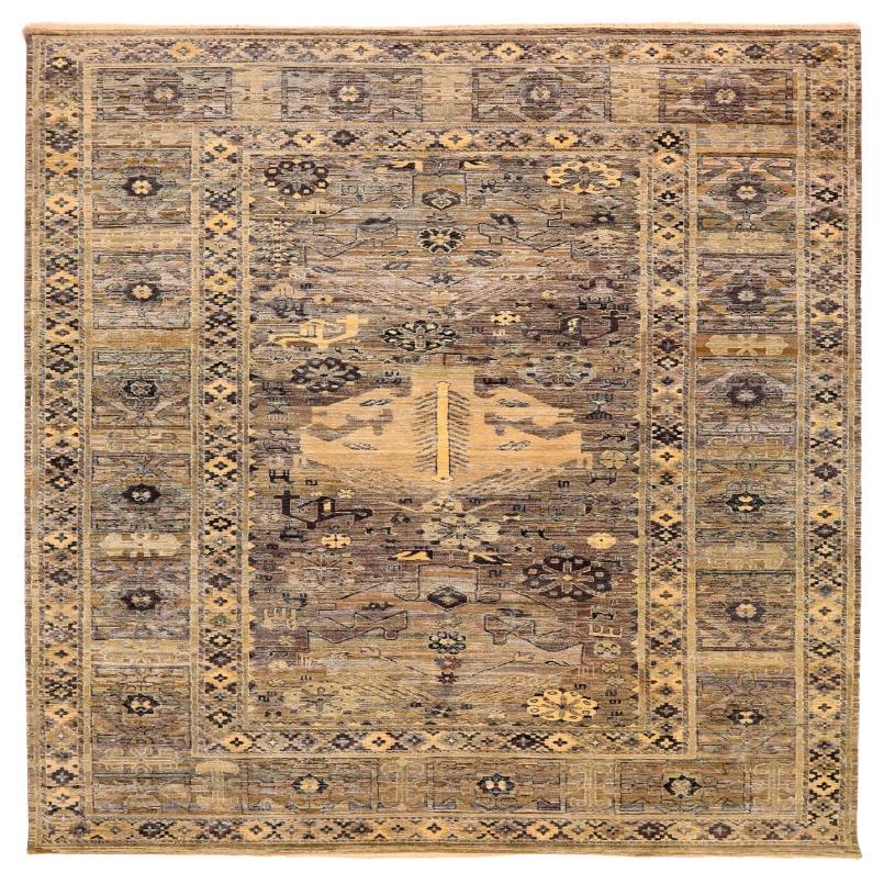 Tapis de sol The Modernity - Laine Brown Yellow Design - 94033