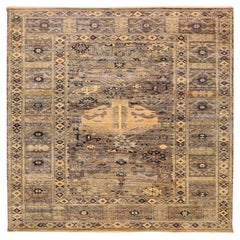 Tapis de sol The Modernity - Laine Brown Yellow Design - 94033