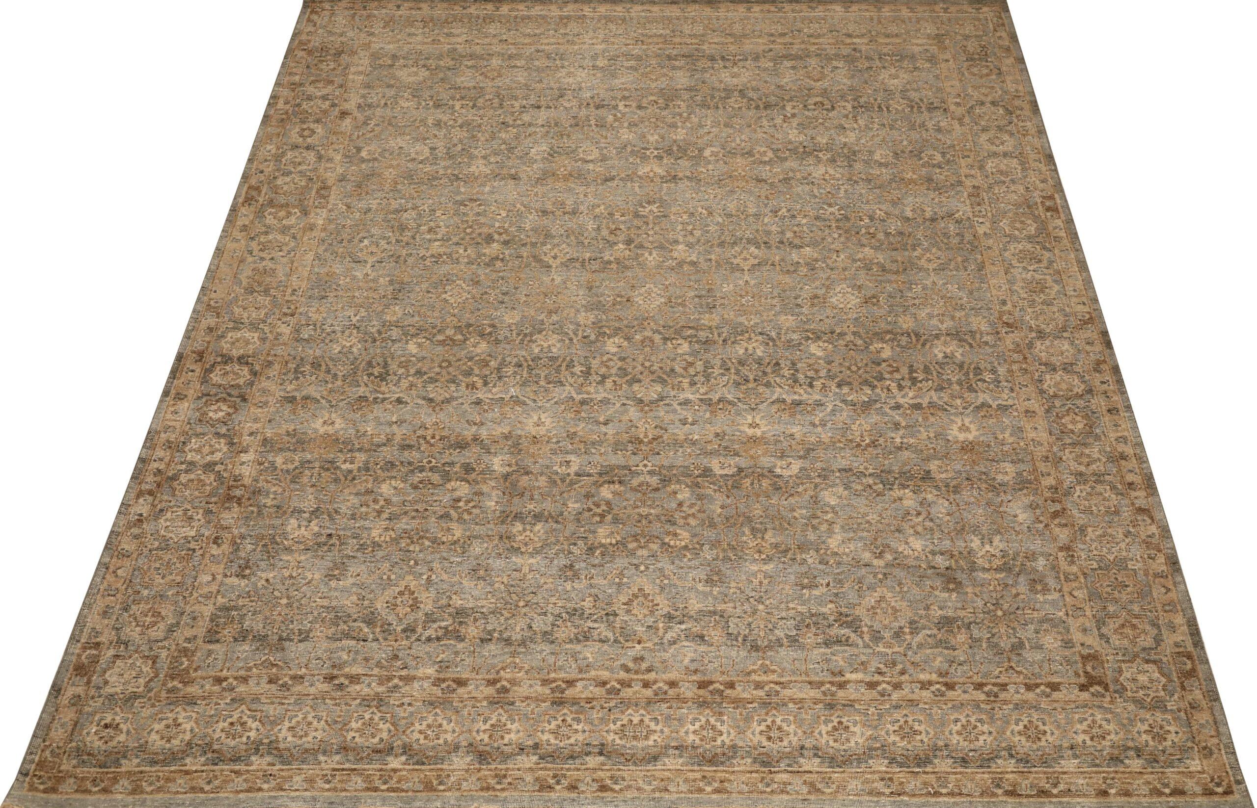 Découvrez l'élégance de l'Inde moderne avec les tapis de zone de Circa 1990. Conçu avec de la laine et du Design/One, ce design exclusif est parfait pour mettre en valeur votre espace.