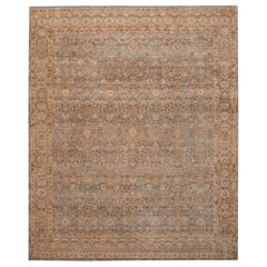 Indien Modern Area Rugs - Wolle Grau Gelb Design - 96608