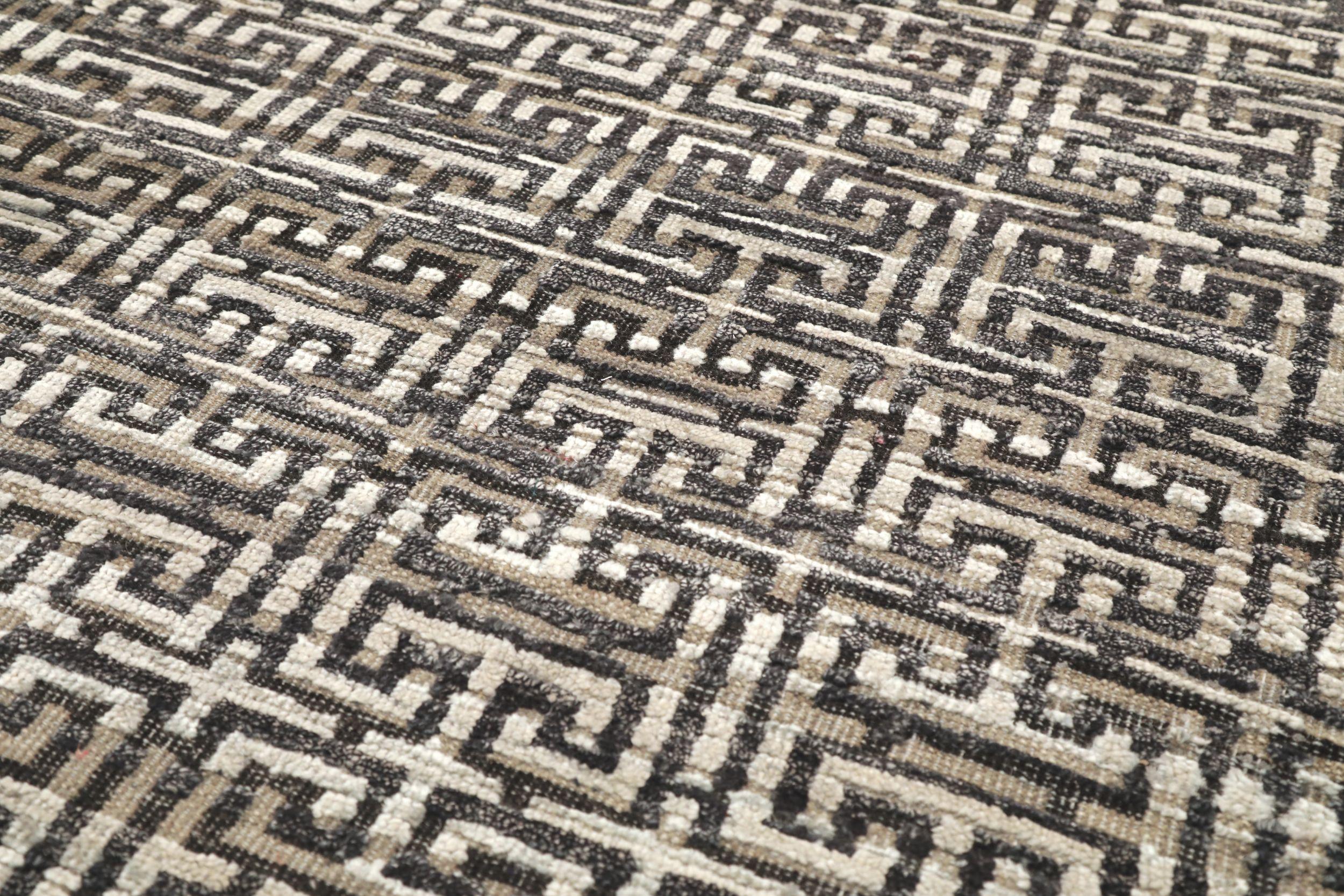 Moderne Tapis de course moderne indien - Design - 94194 en vente