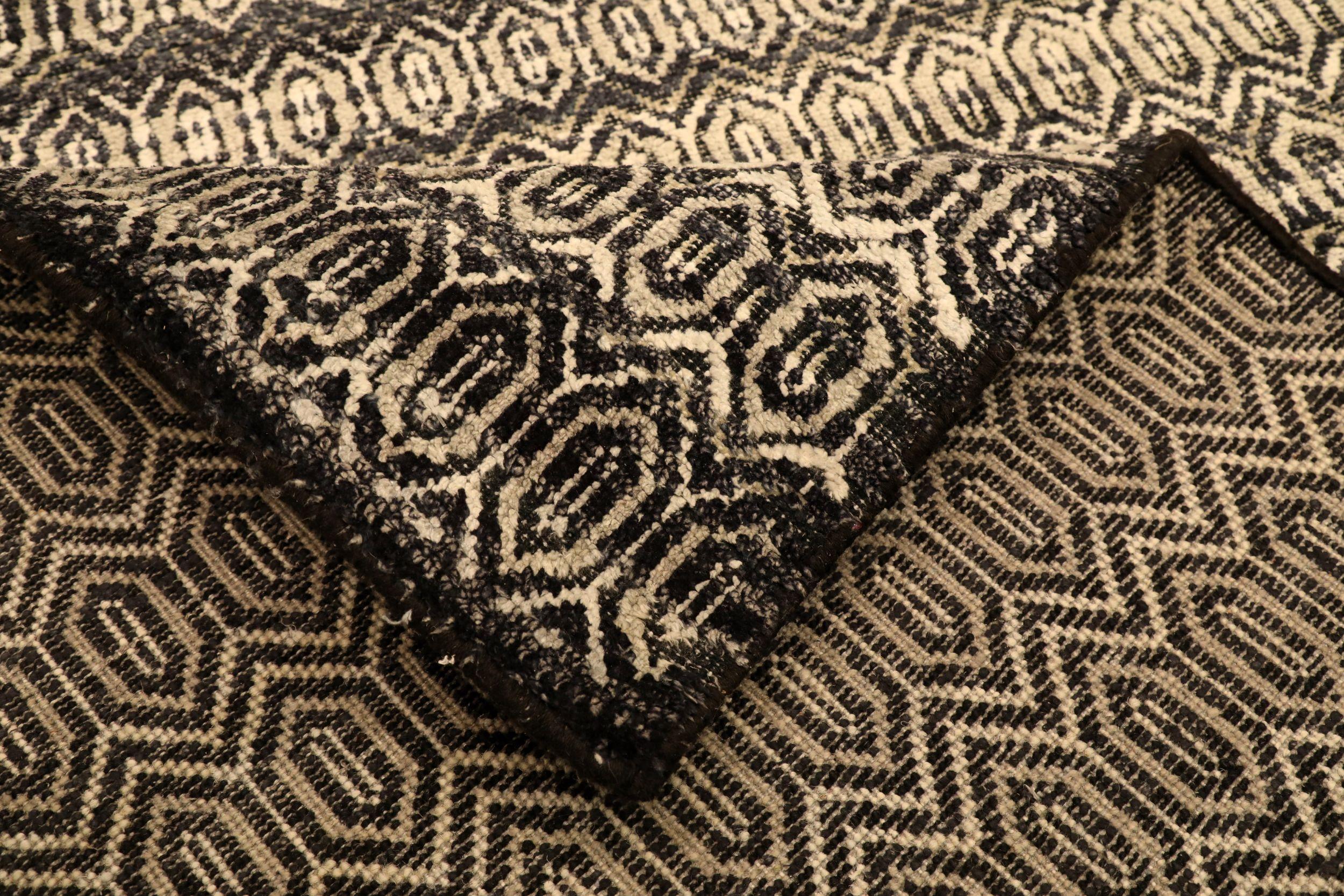 Indien Tapis de course The Modernity - Laine Brown Design/One - 94047 en vente