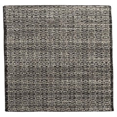 India Modern Runner Rug - Wool Brown Ivory Design - 94270