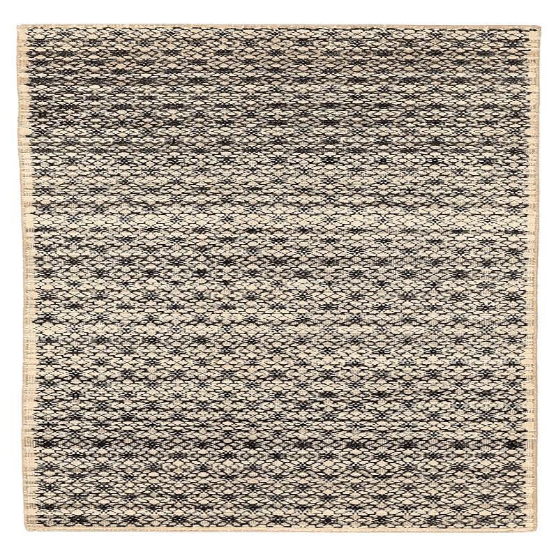 Tappeto Runner India Modern - Lana Marrone Avorio Design - 94277