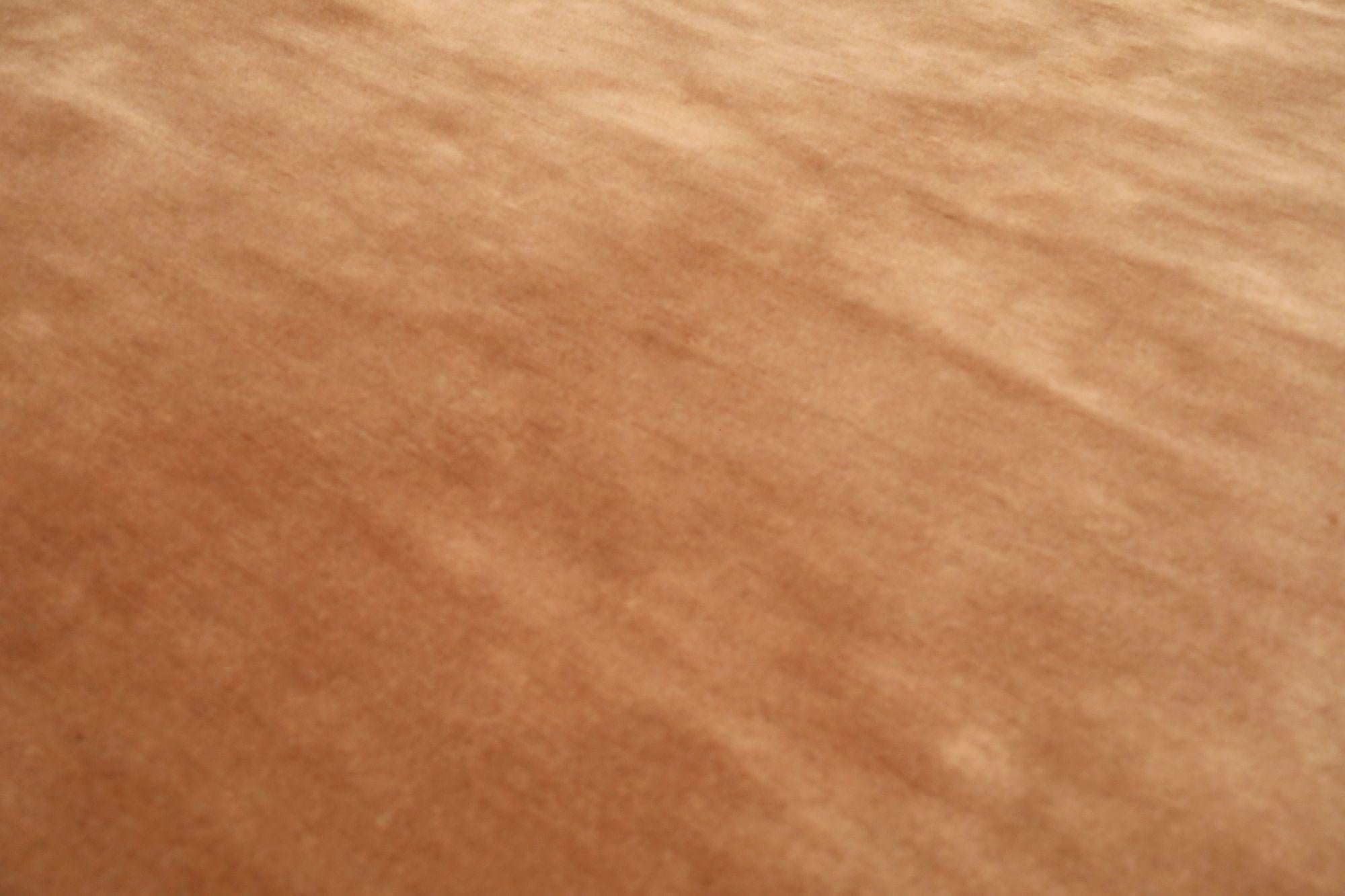 Modern India mohair Small Rug - Wool Orange Design - 96633 For Sale