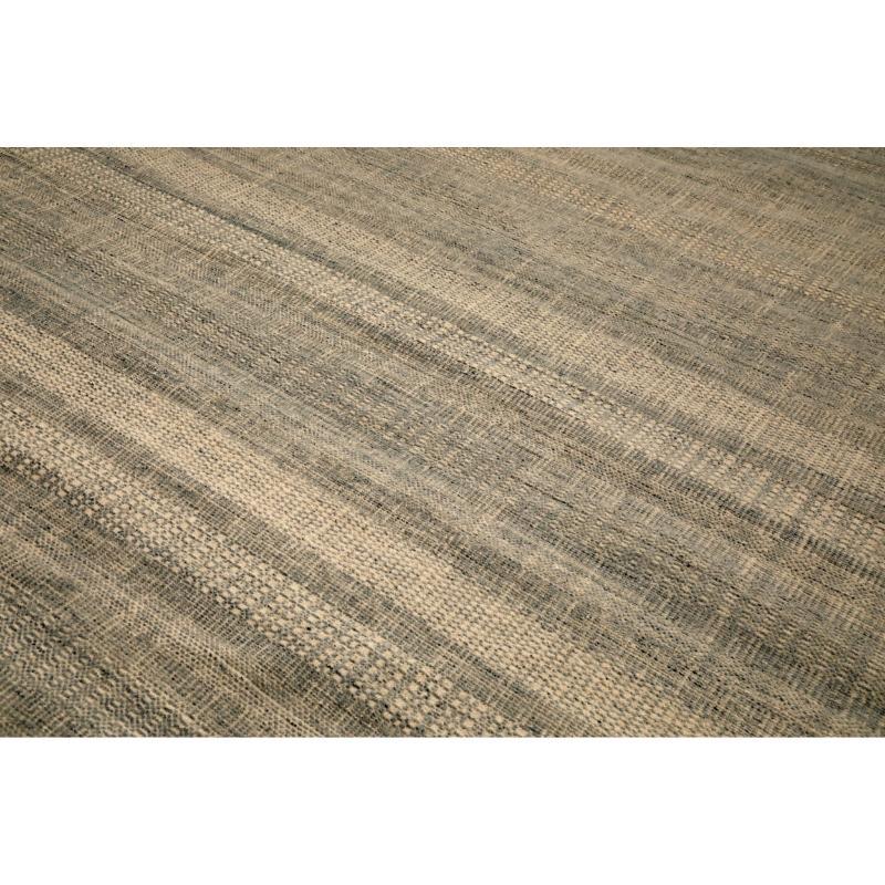Indien Marokkanischen Bereich Teppiche - Wolle Blau Elfenbein Design - 94471 (Moderne) im Angebot