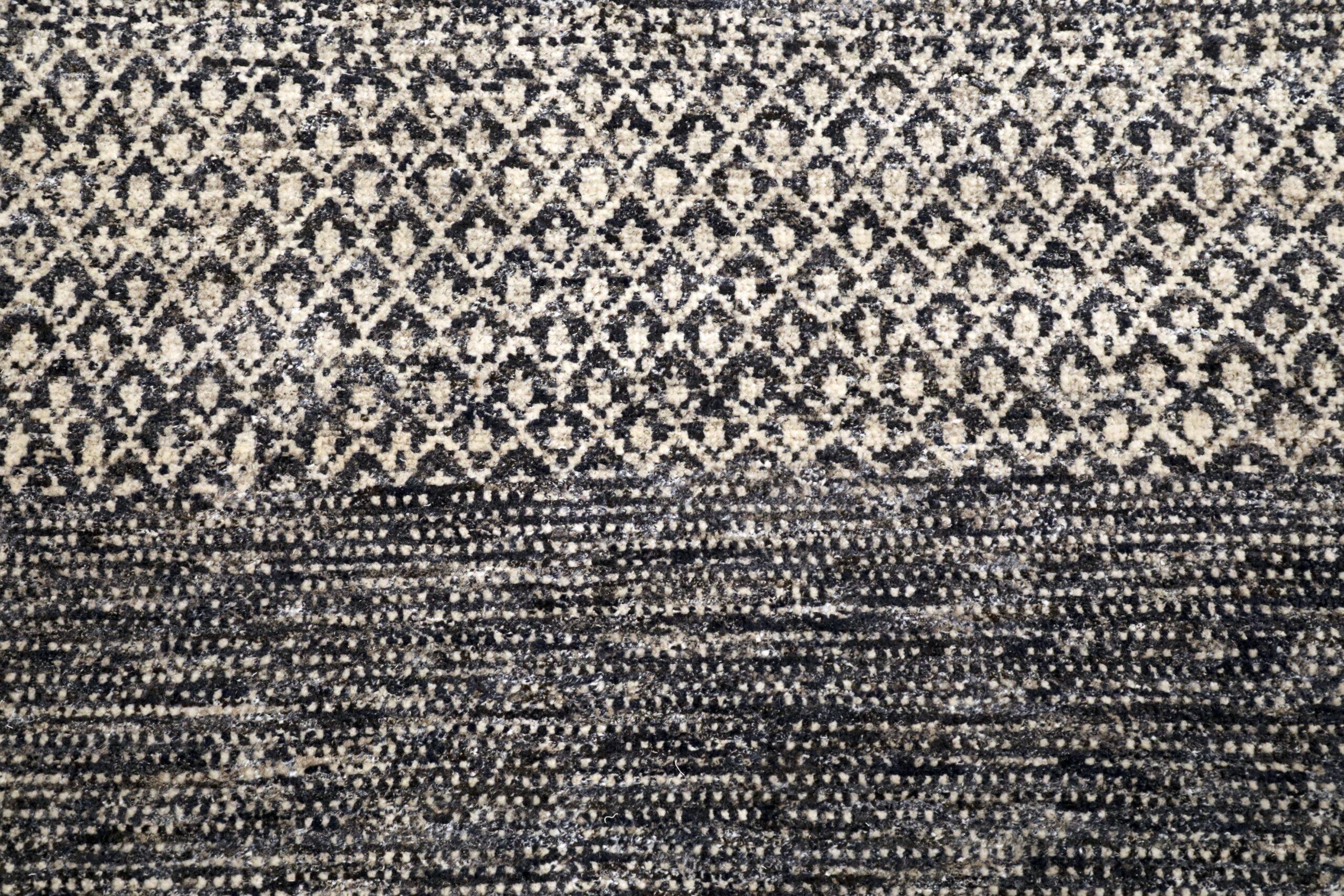 Tappeti India Moroccan Area Rugs - Wool Brown Design - 96588 In condizioni ottime in vendita a Dallas, TX