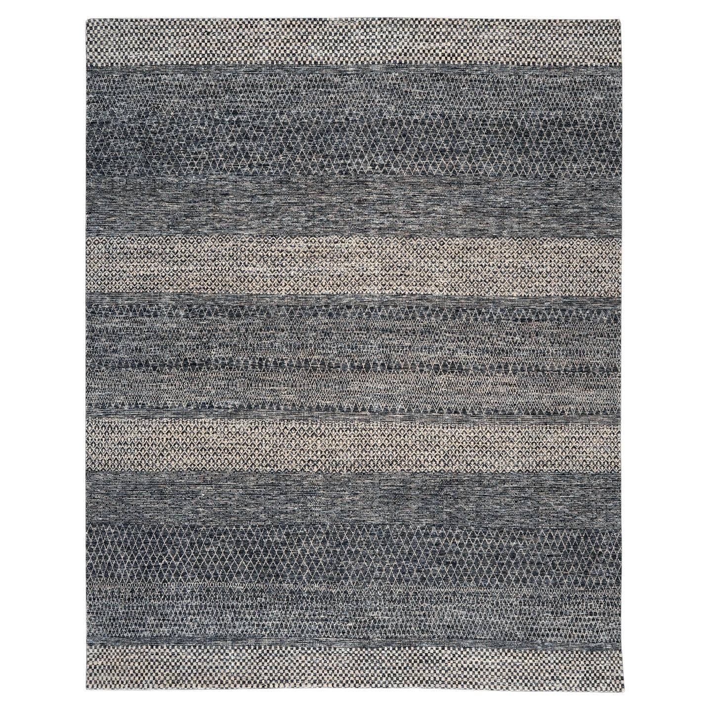 Indien Marokkanische Teppiche - Wolle Brown Design - 96588