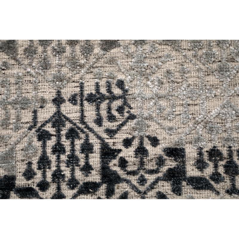India Alfombras Marroquíes - Lana Marrón Gris Diseño Marfil - 94449 Indio en venta