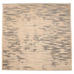 Indien Marokkanische Teppiche - Wolle Braun Elfenbein Design - 94442