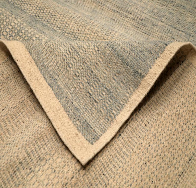 Indiano Tappeti India Moroccan Area Rugs - Lana Marrone Avorio Design - 94445 in vendita