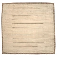 Indien Marokkanische Teppiche - Wolle Braun Elfenbein Design - 94445